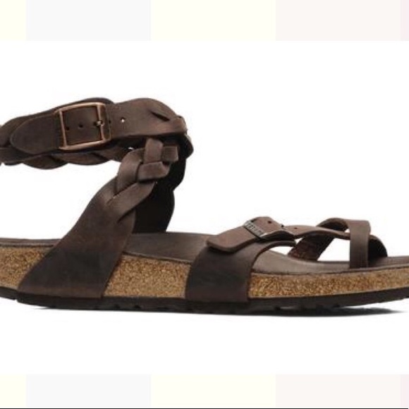 birkenstocks with braided strap